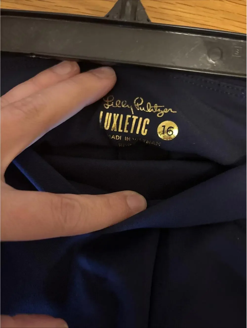 Lilly Pulitzer UPF 50+ Luxletic 28" Corso Pant, Worn Once, Size 16, #2319 - Picture 6 of 6